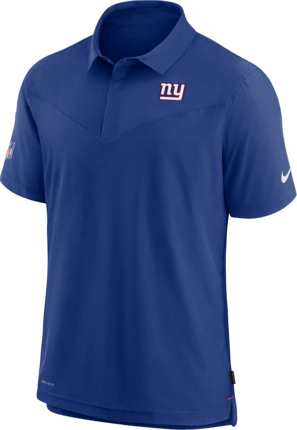 Nike Men's New York Giants Sideline Coaches Blue Polo