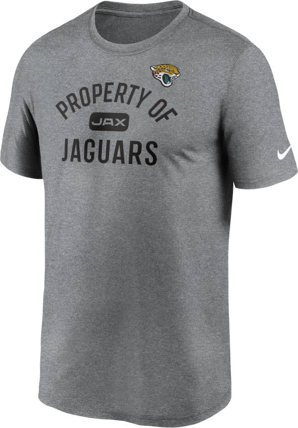 Nike Men's Jacksonville Jaguars Legend 'Property Of' Grey T-Shirt