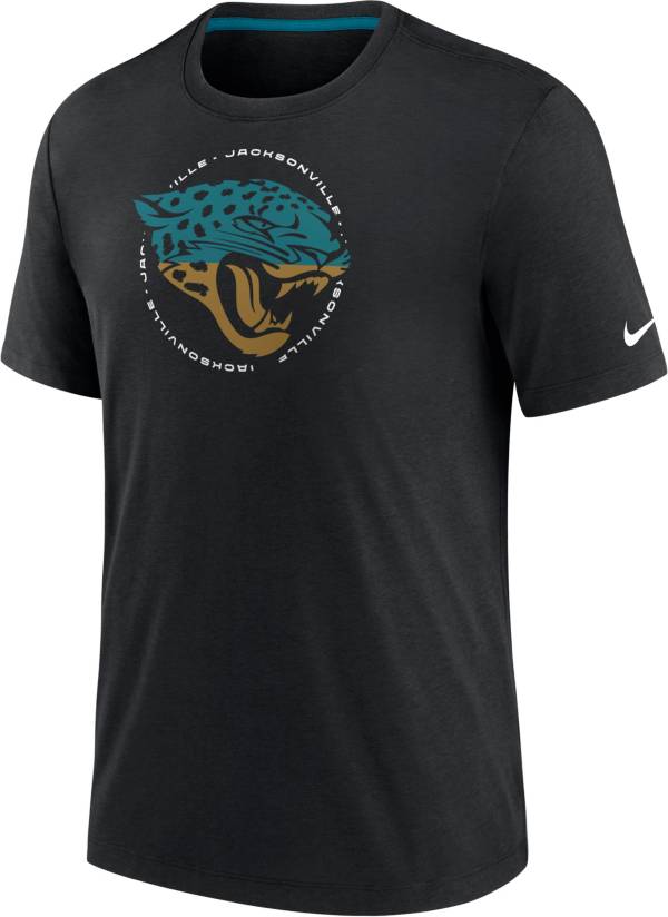 Nike Men's Jacksonville Jaguars Impact Tri-Blend Black T-Shirt