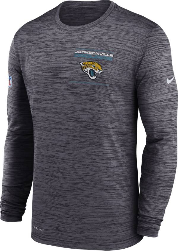 Nike Men's Jacksonville Jaguars Sideline Legend Velocity Black Long Sleeve T-Shirt