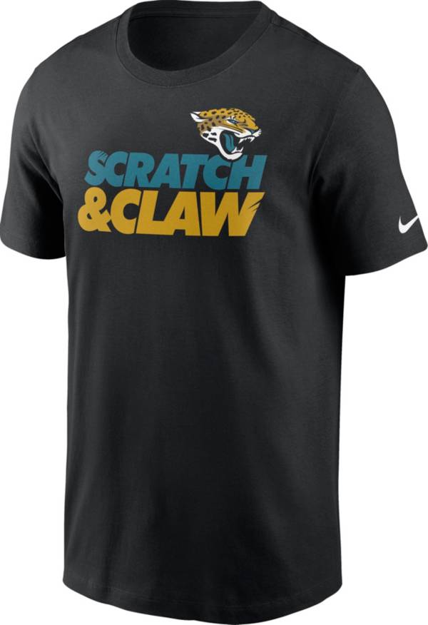 Nike Men's Jacksonville Jaguars Stretch Claw Black T-Shirt