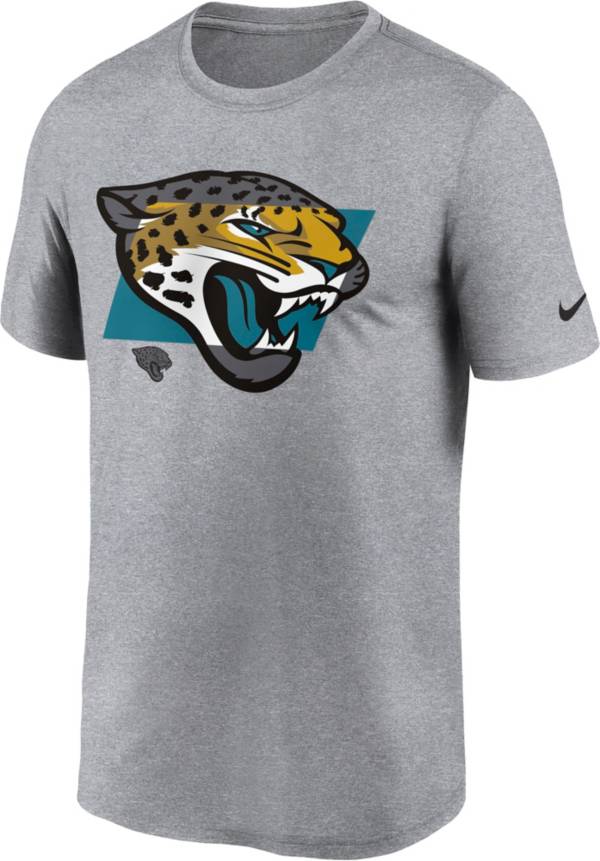 Nike Men's Jacksonville Jaguars Tonal Logo Legend Grey T-Shirt