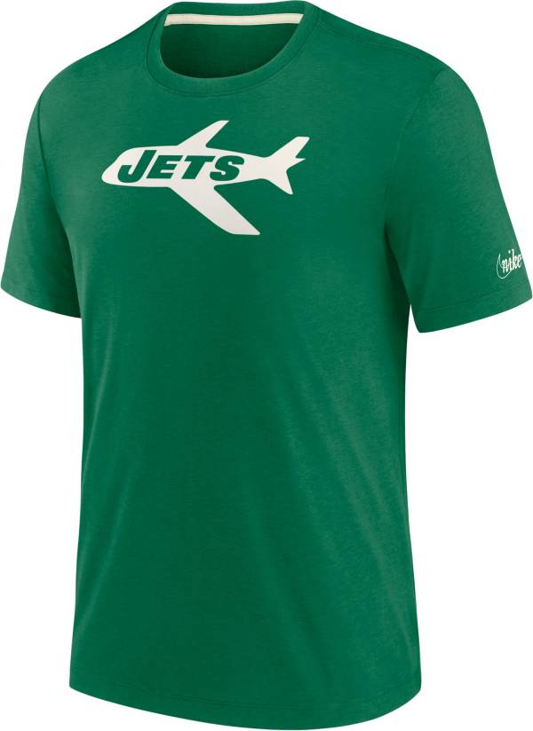 Nike Men's New York Jets Historic Tri-Blend Green T-Shirt product image
