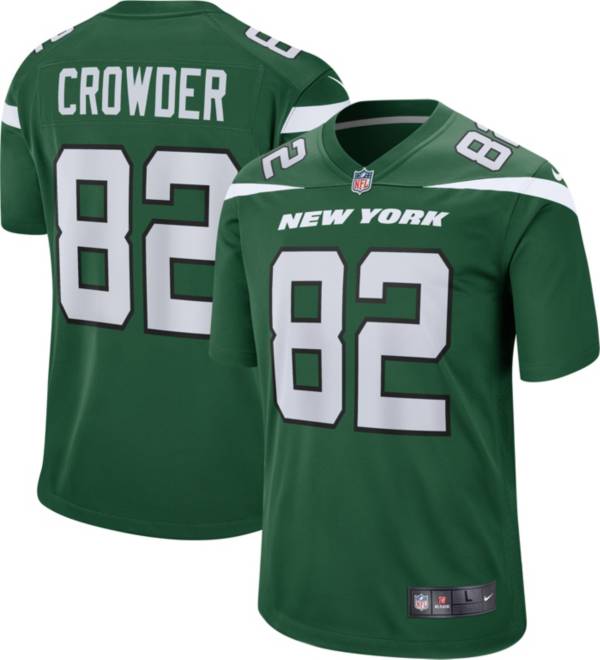 Nike Men's New York Jets Jamison Crowder #82 Green Game Jersey