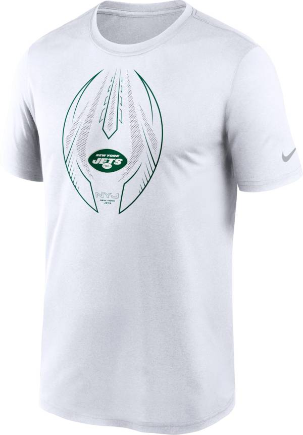 Nike Men's New York Jets Legend Icon White Performance T-Shirt