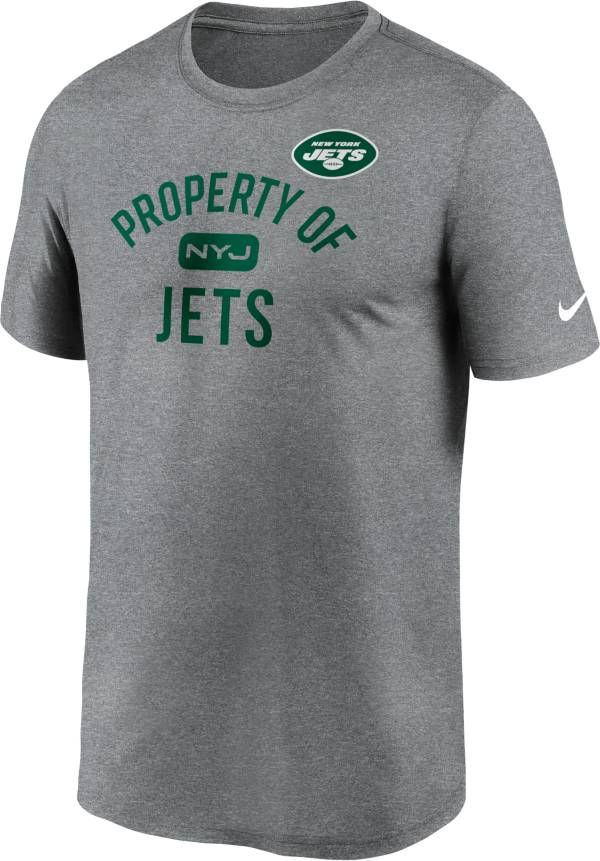 Nike Men's New York Jets Legend 'Property Of' Grey T-Shirt