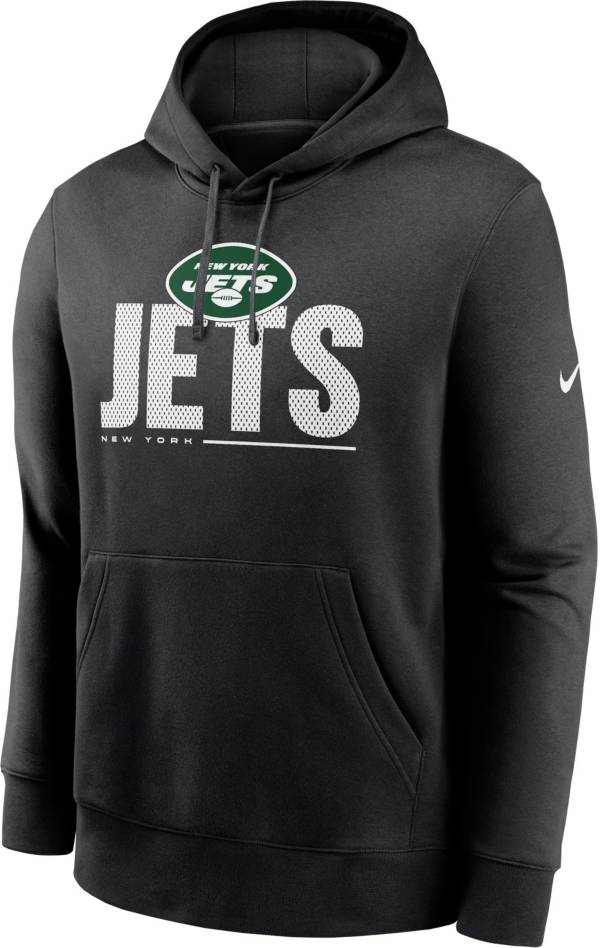 Nike Men's New York Jets Impact Club Black Hoodie