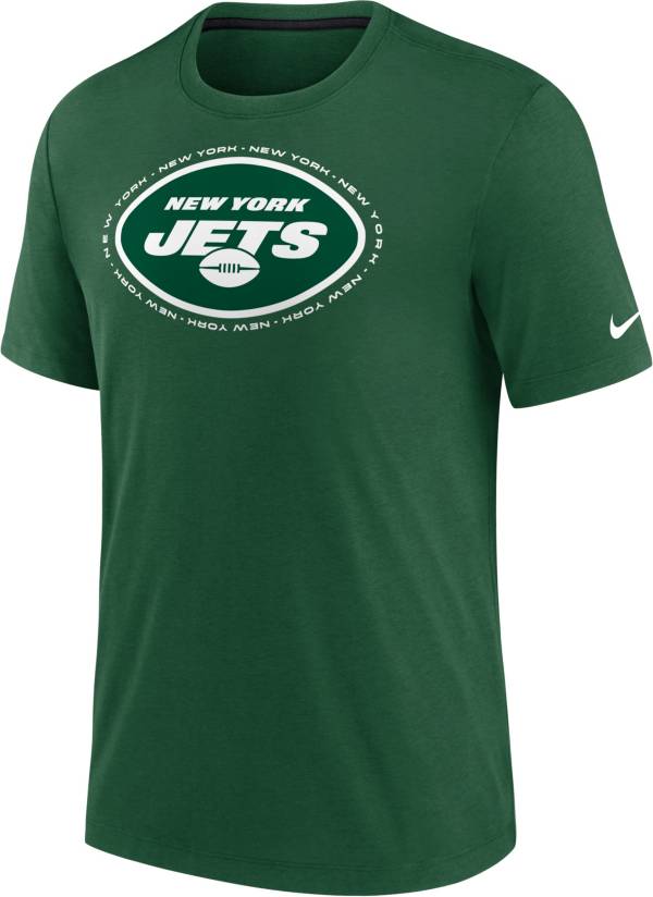 Nike Men's New York Jets Impact Tri-Blend Green T-Shirt product image