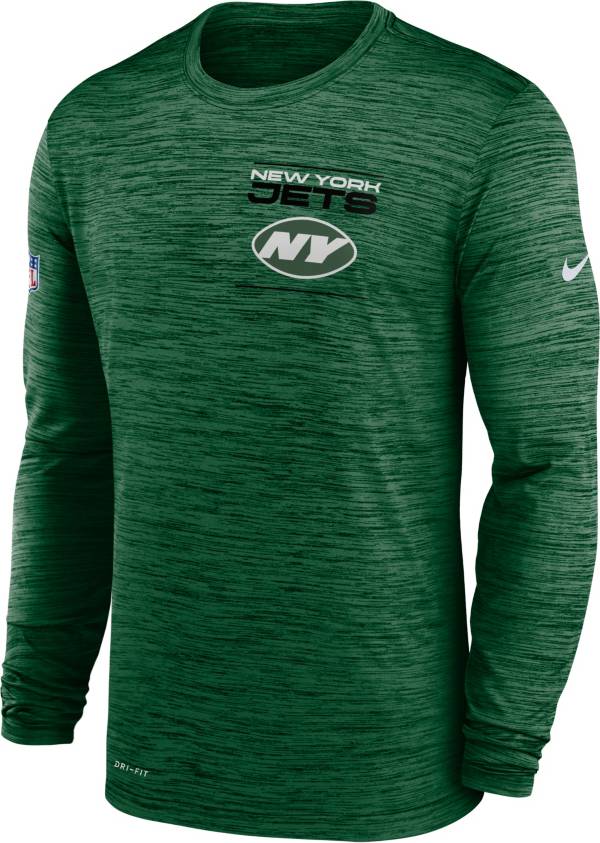 Nike Men's New York Jets Sideline Legend Velocity Green Long Sleeve T-Shirt