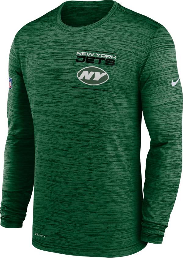 Nike Men's New York Jets Sideline Legend Velocity Green Long Sleeve T-Shirt product image
