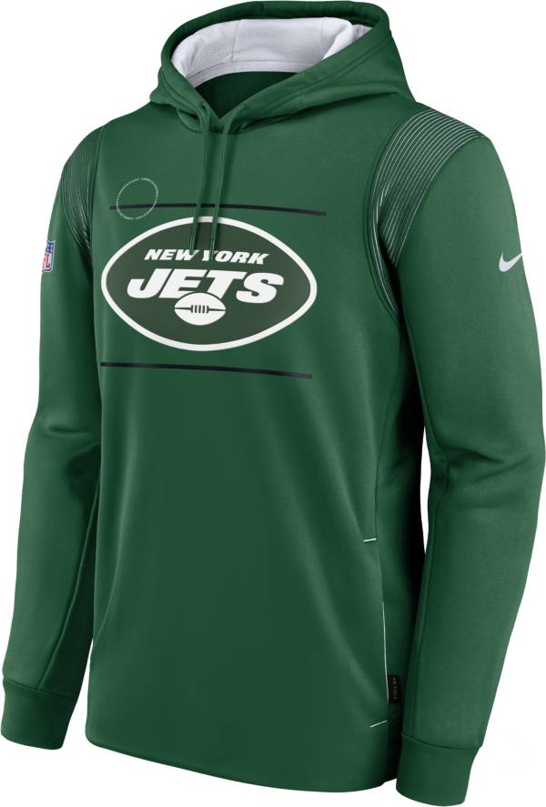Nike Men's New York Jets Sideline Therma-FIT Green Pullover Hoodie product image