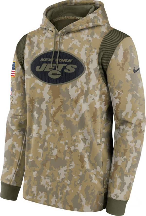 Nike Men's New York Jets Salute to Service Camouflage Hoodie