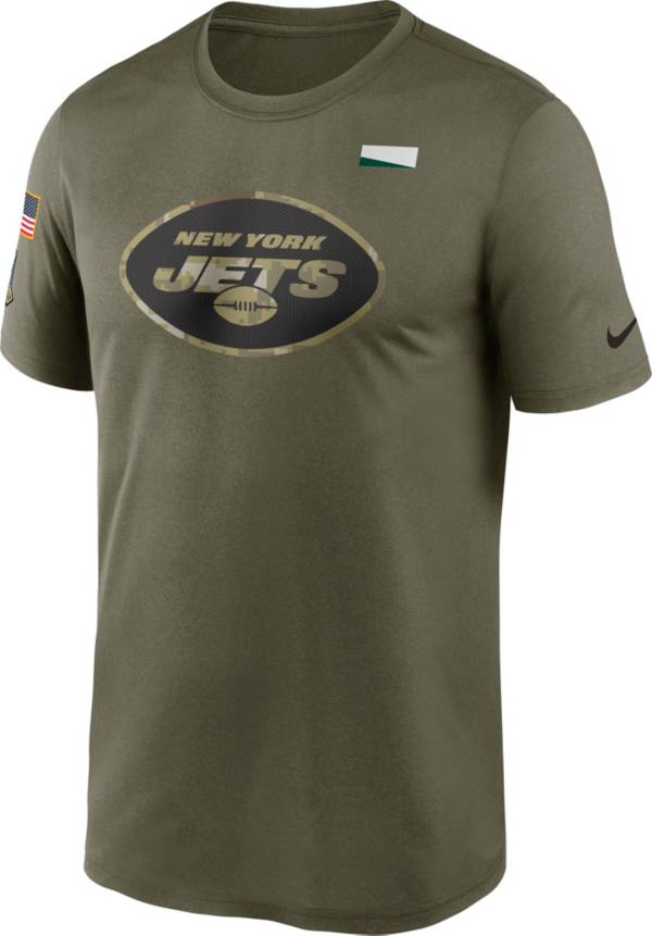 Nike Men's New York Jets Salute to Service Olive Legend T-Shirt