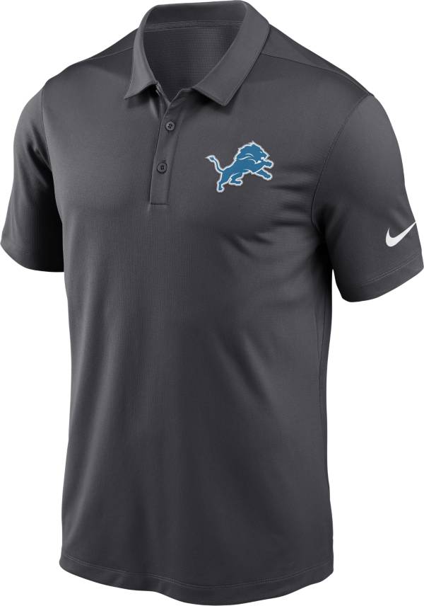 Nike Men's Detroit Lions Franchise Anthracite Polo