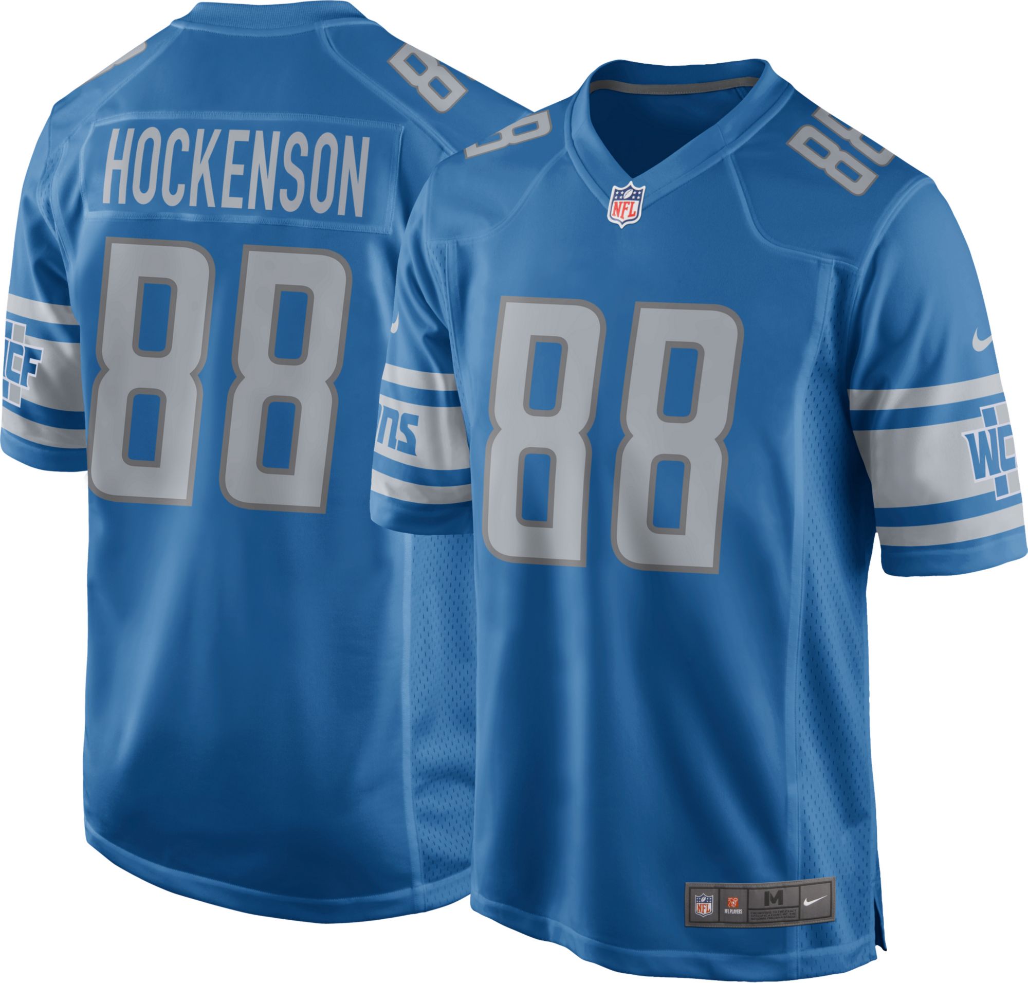 T.J. Hockenson Detroit Lions Nike Color Rush Game Jersey - Gray