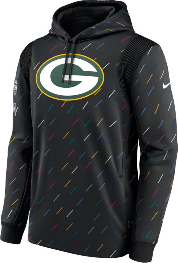 Nike Men's Green Bay Packers Crucial Catch Anthracite Pullover Hoodie