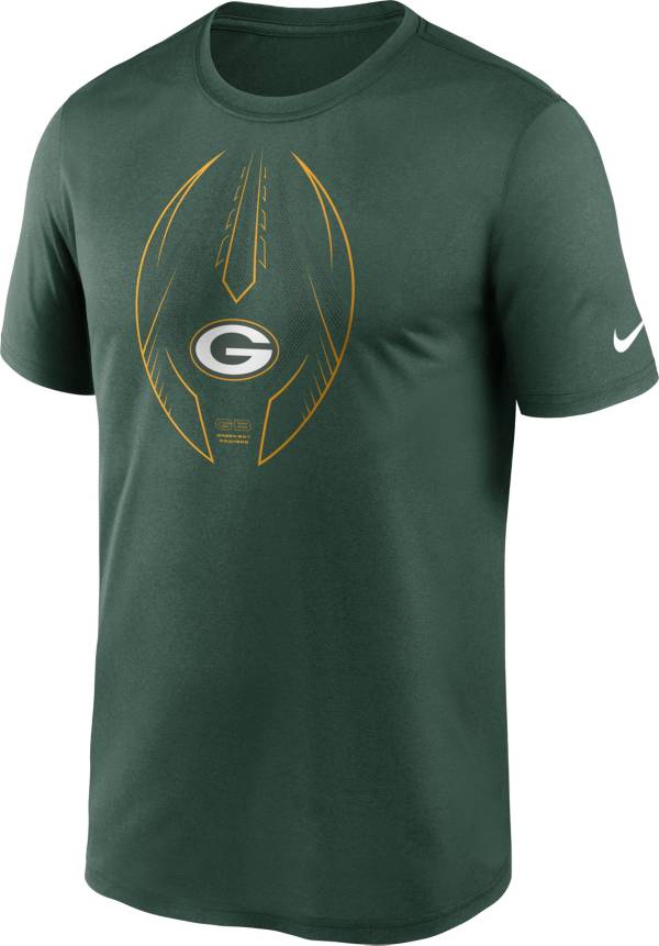 Nike Men's Green Bay Packers Legend Icon Green Performance T-Shirt