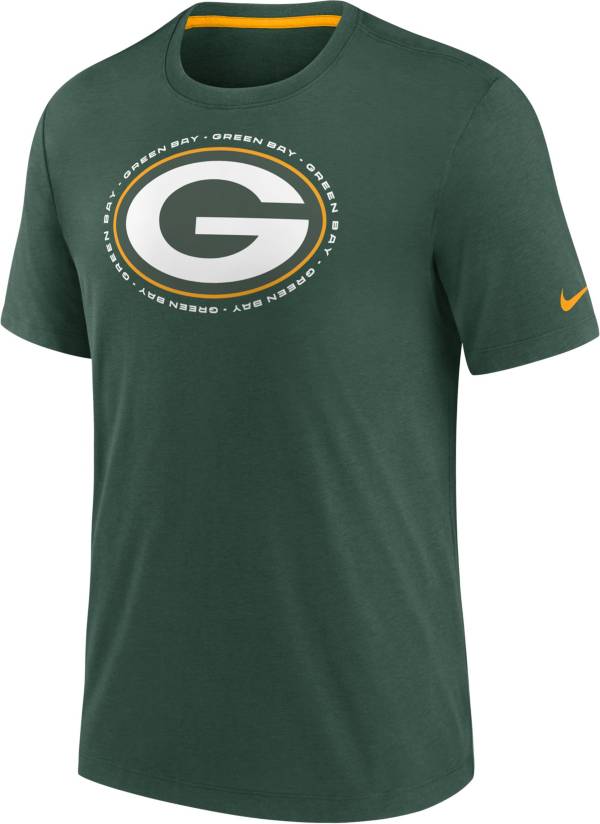 Nike Men's Green Bay Packers Impact Tri-Blend Green T-Shirt