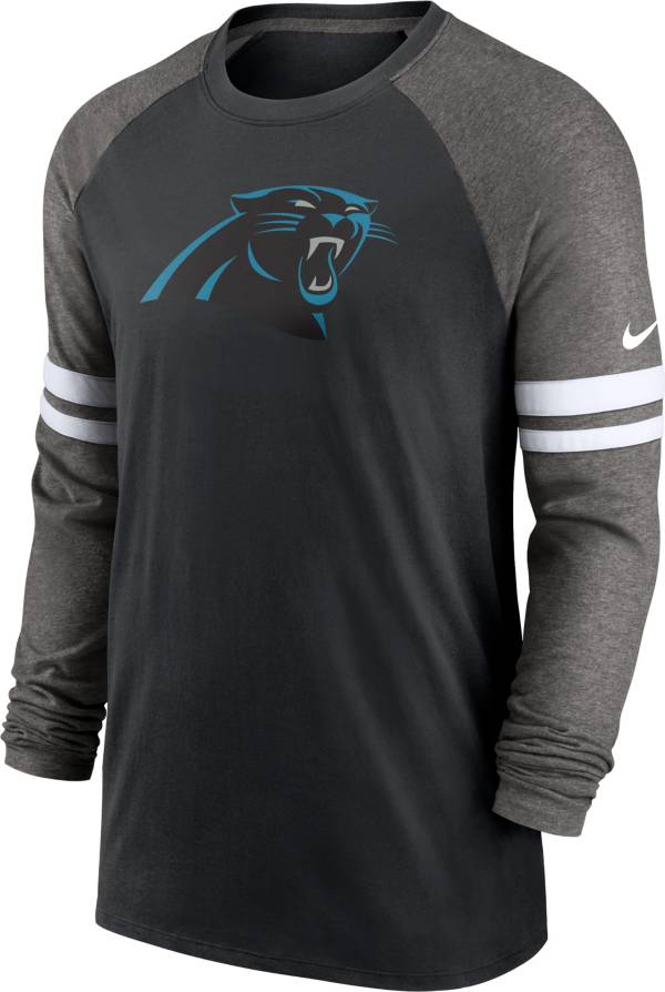 Nike Men's Carolina Panthers Dri-FIT Black Long Sleeve Raglan T-Shirt product image