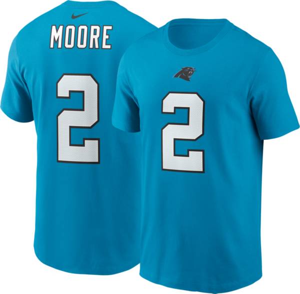 Nike Men's Carolina Panthers D.J. Moore #2 Blue T-Shirt product image