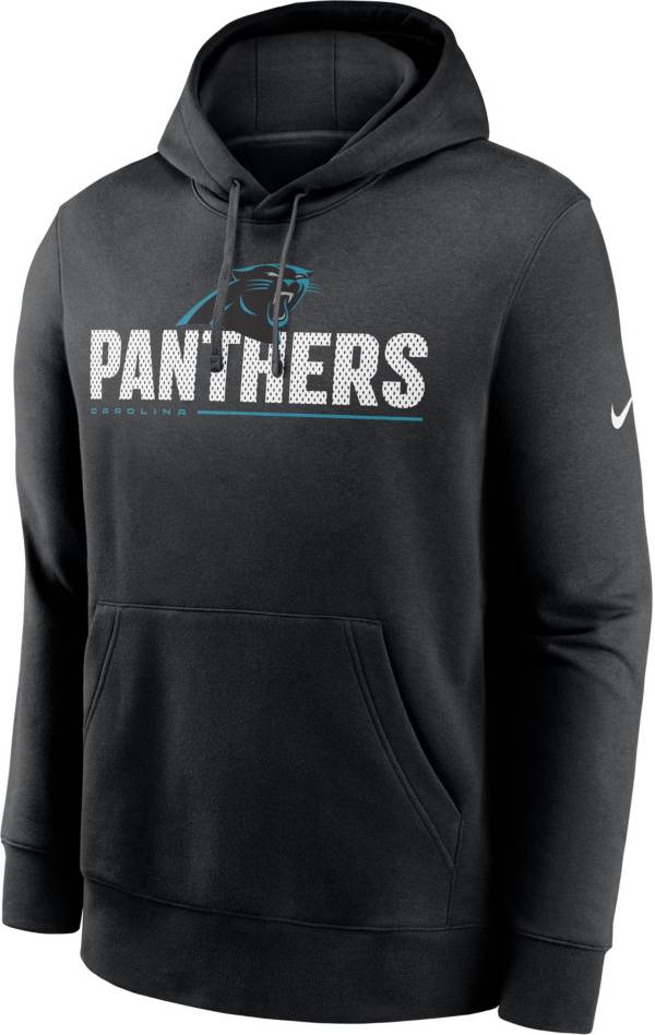 Nike Men's Carolina Panthers Impact Club Black Hoodie