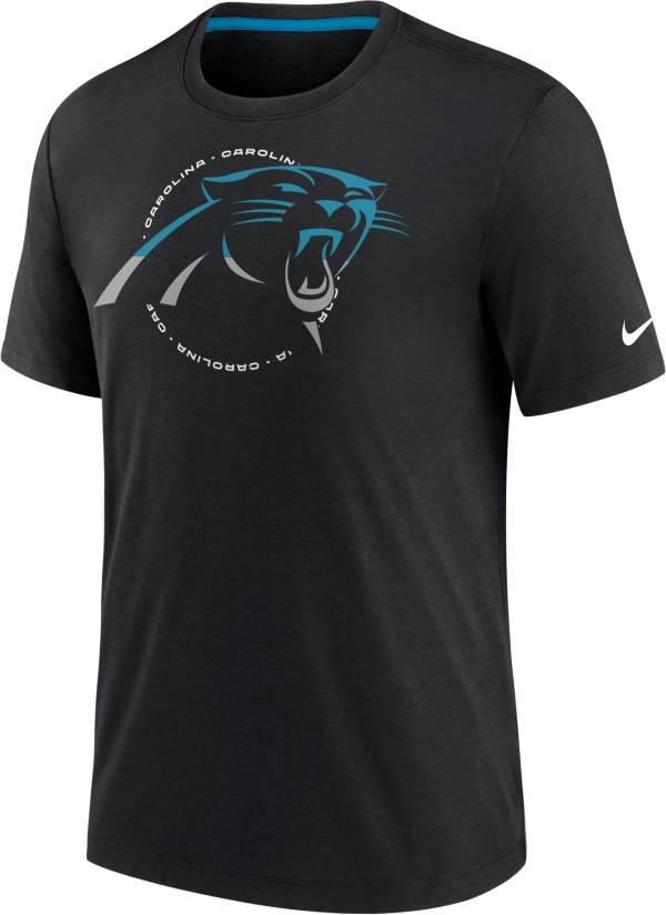 Nike Men's Carolina Panthers Impact Tri-Blend Black T-Shirt product image