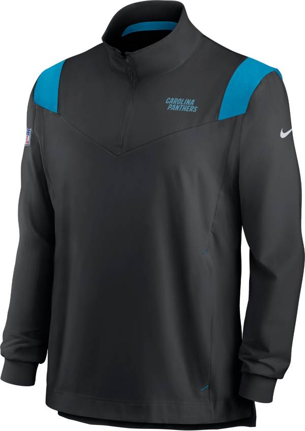 Nike Men's Carolina Panthers Coaches Sideline Long Sleeve Black Jacket