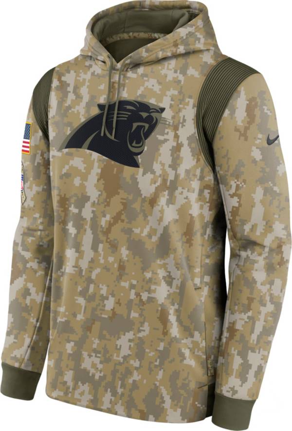 Nike Men's Carolina Panthers Salute to Service Camouflage Hoodie