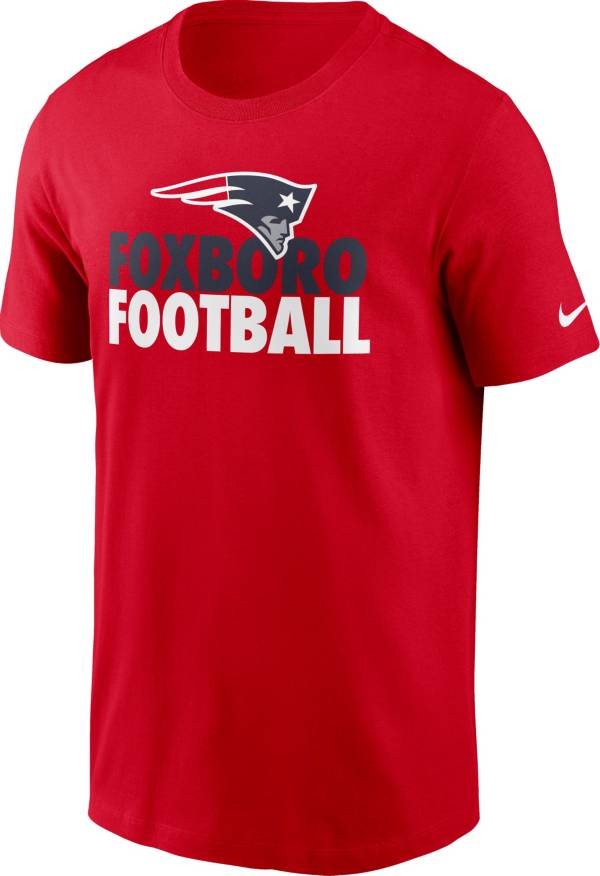 Nike Men's New England Patriots Foxboro Football Red T-Shirt