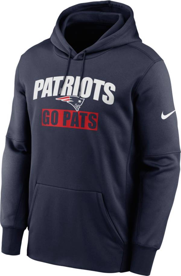 Nike Men's New England Patriots Hometown Navy Therma-FIT Hoodie