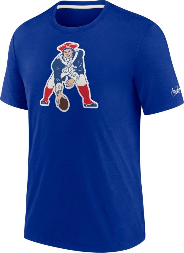 Nike Men's New England Patriots Historic Tri-Blend Royal T-Shirt