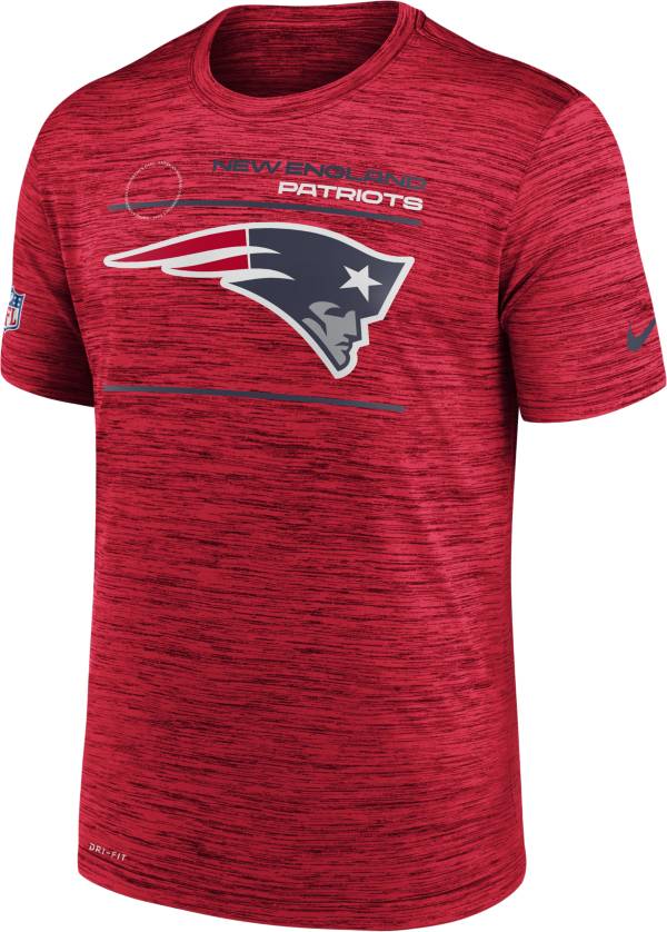 Nike Men's New England Patriots Sideline Legend Velocity Red Performance T-Shirt