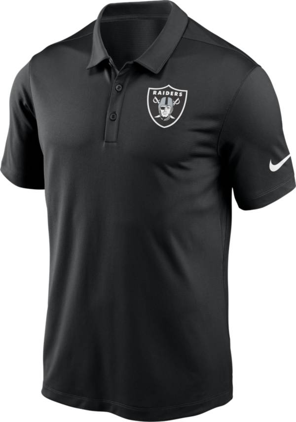 Nike Men's Las Vegas Raiders Franchise Black Polo