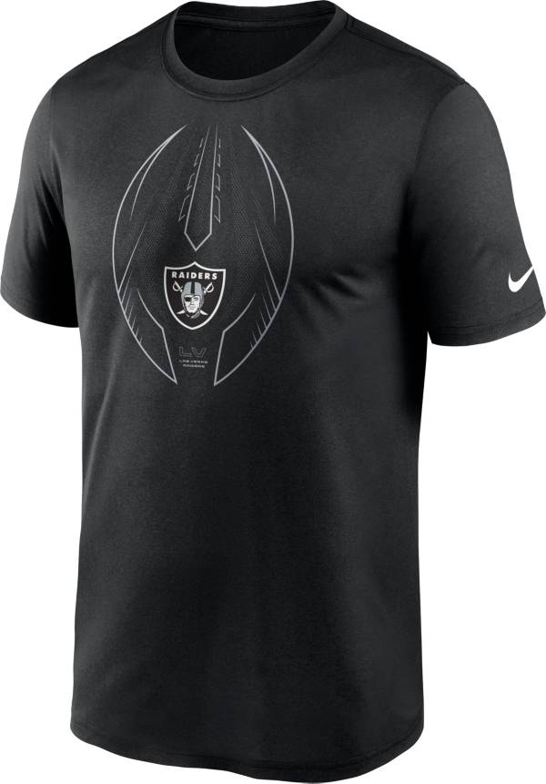 Nike Men's Las Vegas Raiders Legend Icon Black Performance T-Shirt