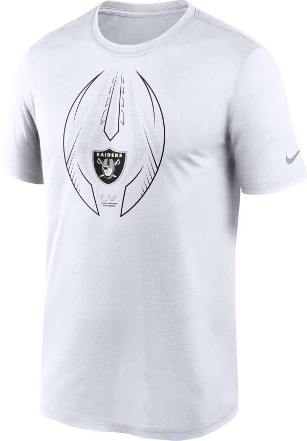 Nike Men's Las Vegas Raiders Legend Icon White Performance T-Shirt