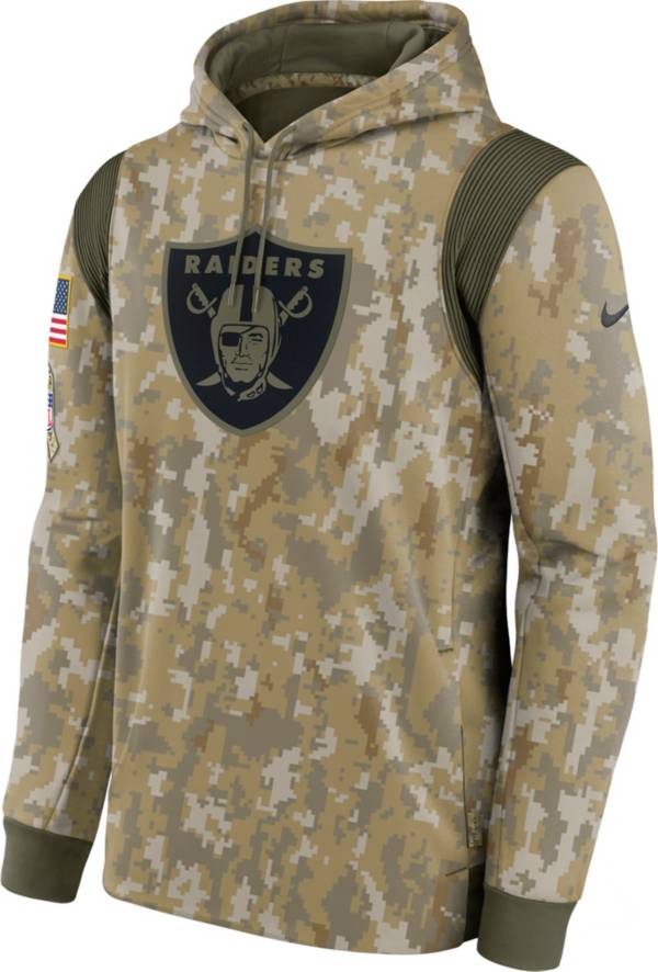 Nike Men's Las Vegas Raiders Salute to Service Camouflage Hoodie