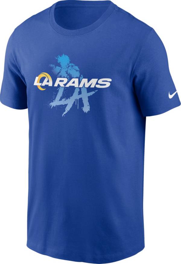 Nike Men's Los Angeles Rams LA Just Play Royal T-Shirt