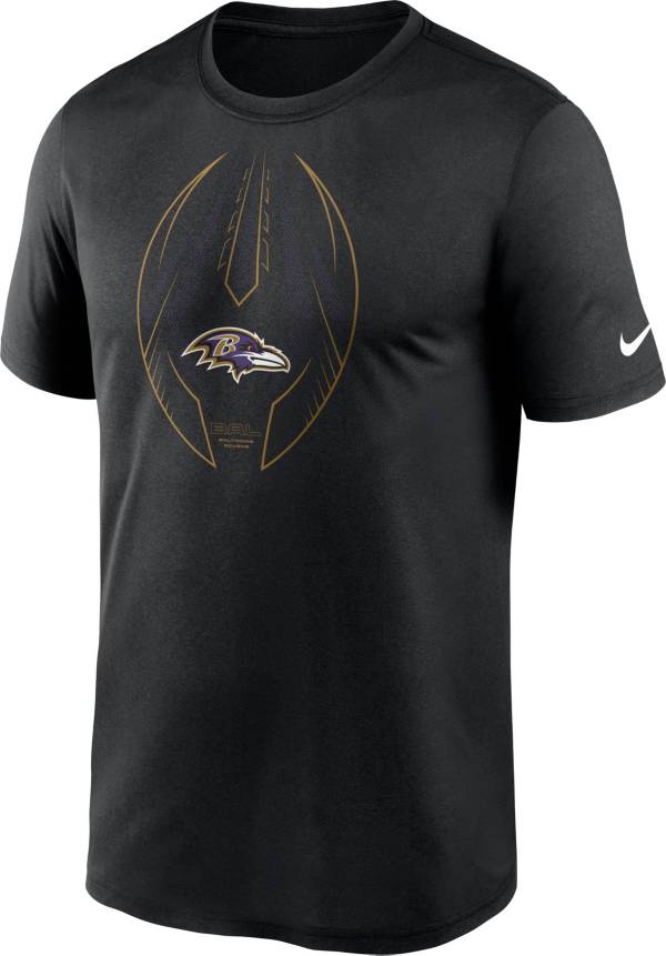 Nike Men's Baltimore Ravens Legend Icon Black Performance T-Shirt