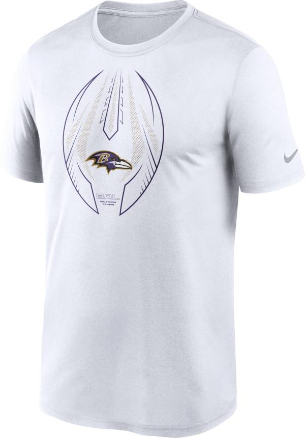 Nike Men's Baltimore Ravens Legend Icon White Performance T-Shirt