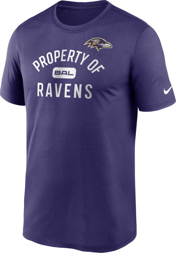 Nike Men's Baltimore Ravens 'Property Of' Legend Purple T-Shirt