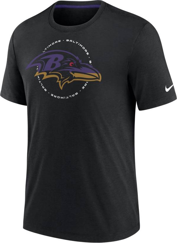 Nike Men's Baltimore Ravens Impact Tri-Blend Black T-Shirt