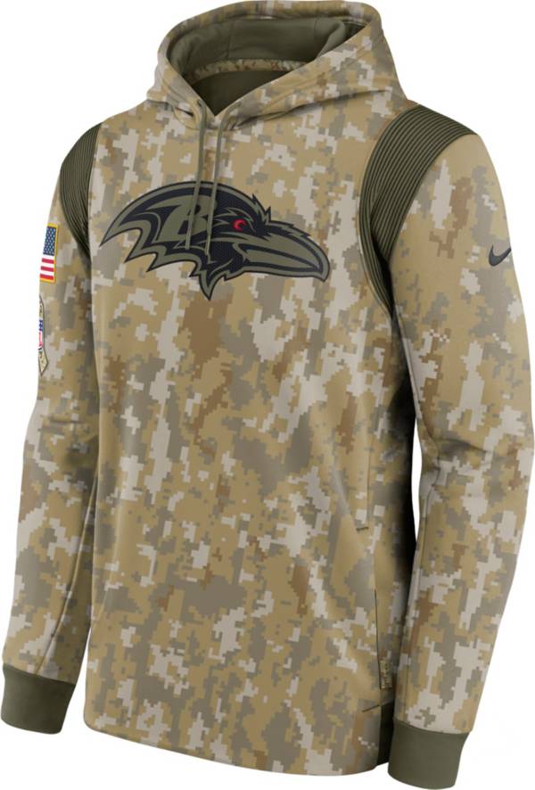Nike Men's Baltimore Ravens Salute to Service Camouflage Hoodie