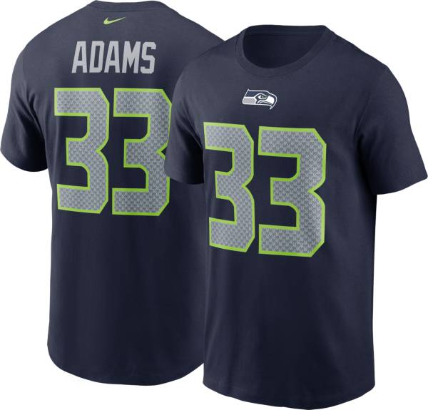 Nike Men's Seattle Seahawks Jamal Adams #33 Navy T-Shirt