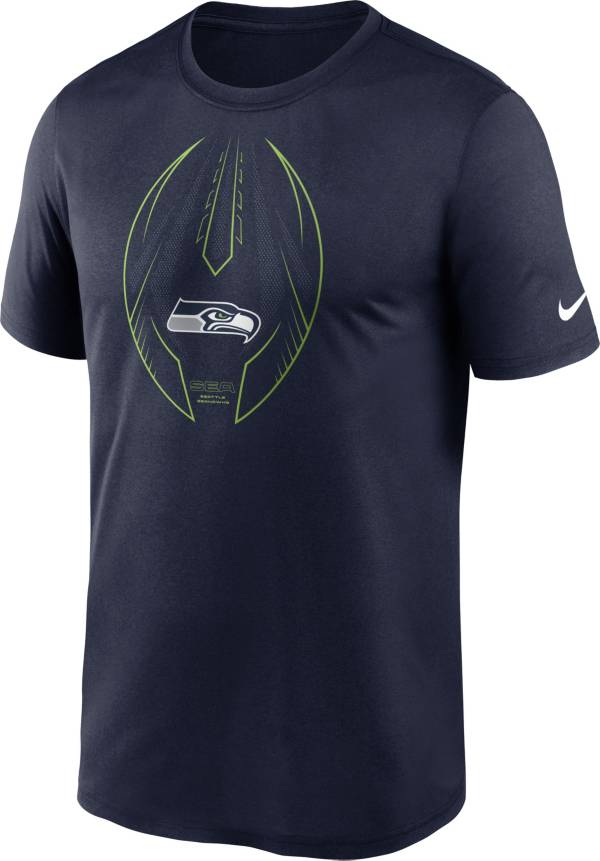 Nike Men's Seattle Seahawks Legend Icon Navy Performance T-Shirt