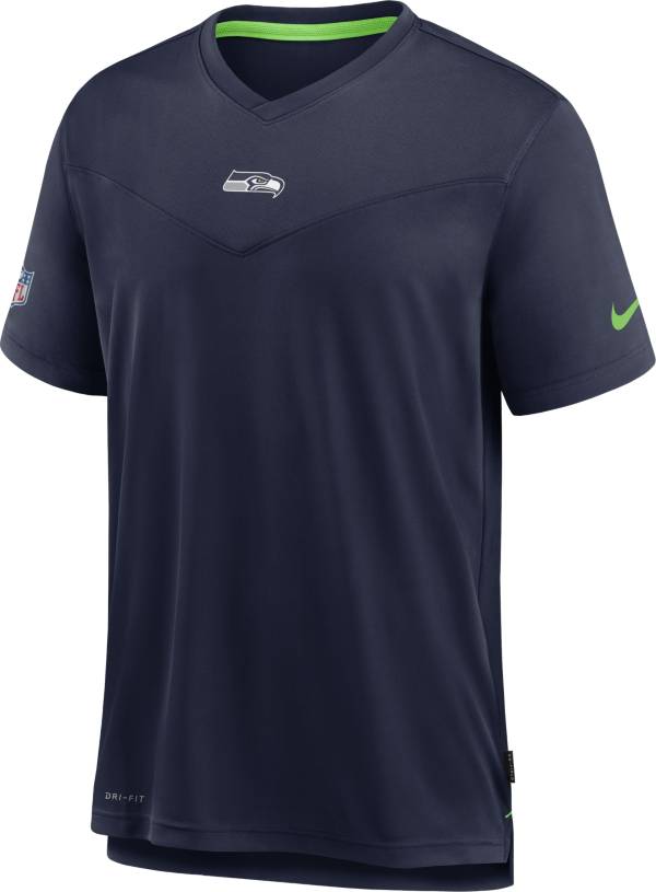 Nike Men's Seattle Seahawks Sideline Coaches Navy T-Shirt