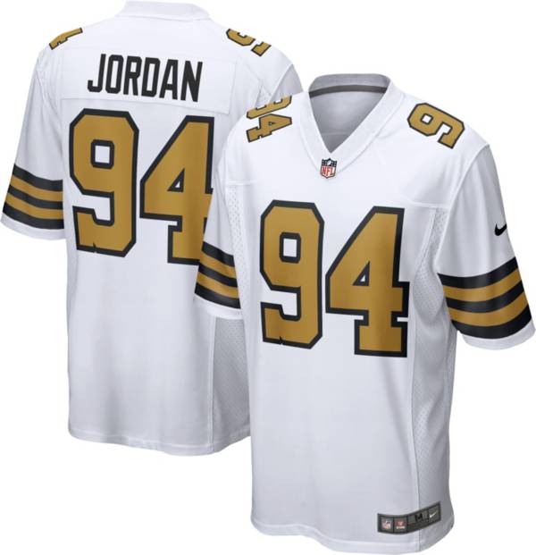 Nike Men's New Orleans Saints Cam Jordan #94 White Game Jersey