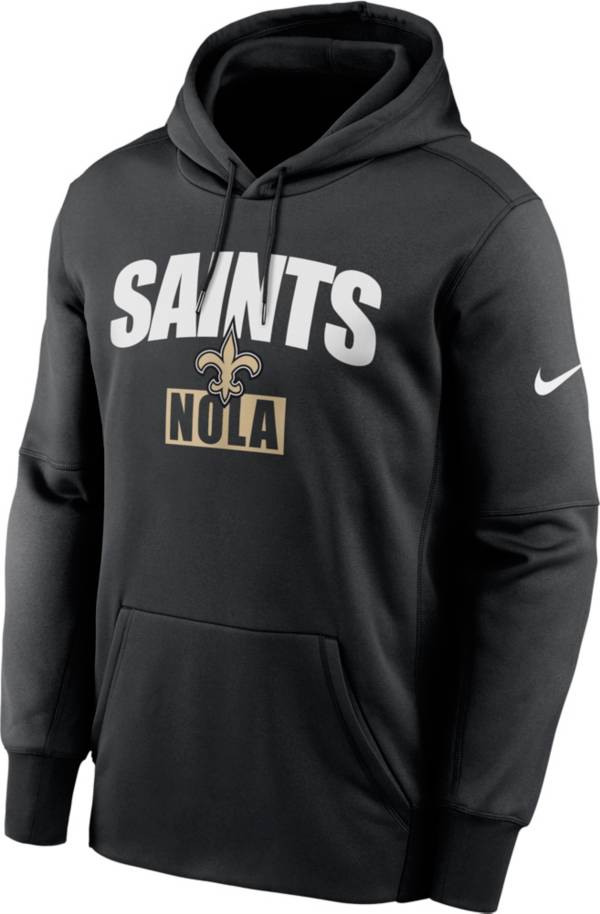 Nike Men's New Orleans Saints Hometown Black Therma-FIT Hoodie