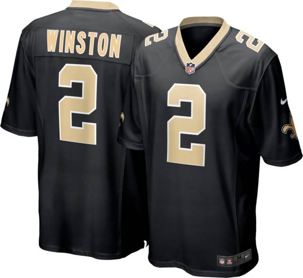 Nike Men's New Orleans Saints Jameis Winston #2 Red Game Jersey