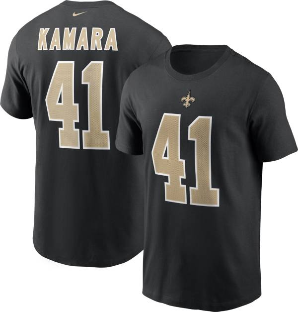 Nike Men's New Orleans Saints Alvin Kamara #41 Legend Black T-Shirt