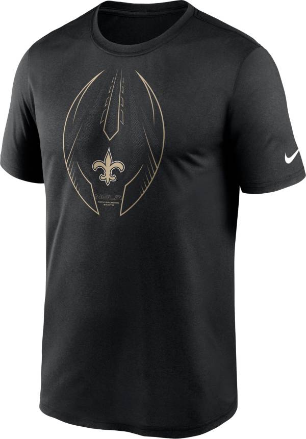 Nike Men's New Orleans Saints Legend Icon Black Performance T-Shirt product image